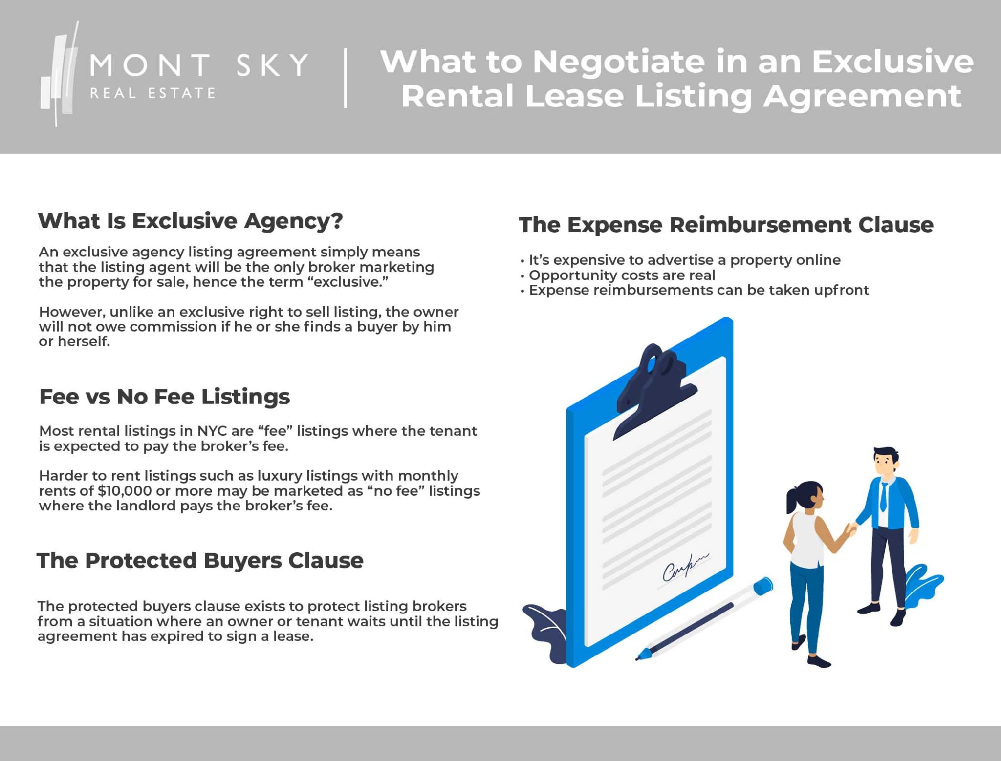 What to Negotiate in an Exclusive Rental Lease Listing Agreement
